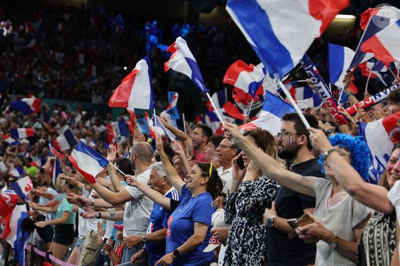 Match des équipes féminines de handball norvégienne et française lors des JO de Paris 2024 - © Laurent Sanson / Panoramic / Bestimage