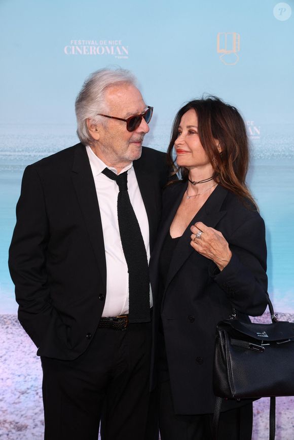 Pierre Arditi et sa femme Evelyne Bouix - Tapis rouge de la soirée d'ouverture de la 7ème édition du festival Cineroman à Nice le 29 septembre 2025. © Dominique Jacovides - Bruno Bebert / Bestimage