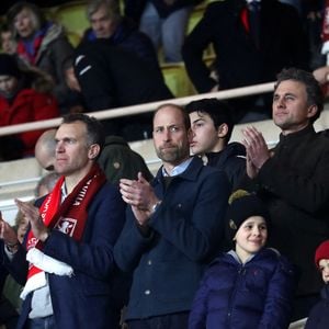 Elle jouait contre l'AS Monaco pour la 7ème journée de Ligue des Champions 2024/2025.

Le prince William, prince de Galles en tribune assiste à 7ème journée de Ligue des Champions 2024/2025 opposant l'AS Monaco à Aston Villa au stade Louis II de Monaco, le 21 janvier 2025. © Jean-François Ottonello/Nice Matin/Bestimage