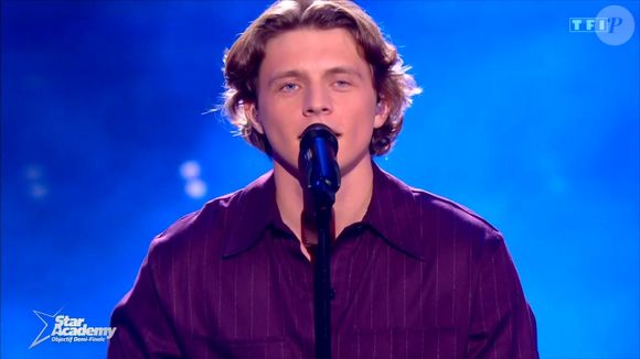 Ulysse lors d'un prime de la "Star Academy 2024"