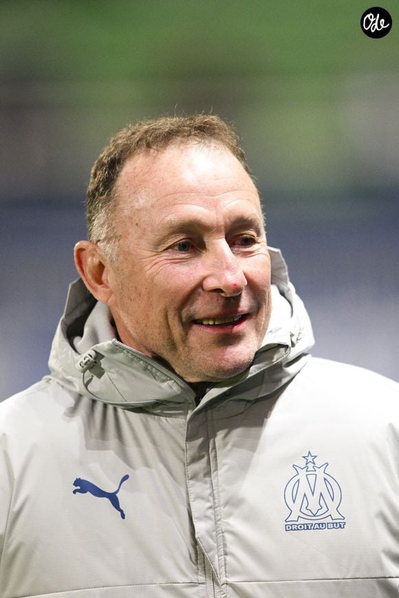 Jean-Pierre Papin (OM) - Match de Ligue 1 Uber Eats « Troyes - Marseille (0-2) » au stade de l'Aube, le 11 janvier 2023.JB Autissier / Panoramic / Bestimage