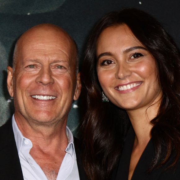 Bruce Willis et Emma Heming assistent à la première de "Glass" organisée au SVA Theatre à New York, NY, États-Unis, le 15 janvier 2019. Photo de Nancy Rivera/Splash News/ABACAPRESS.COM