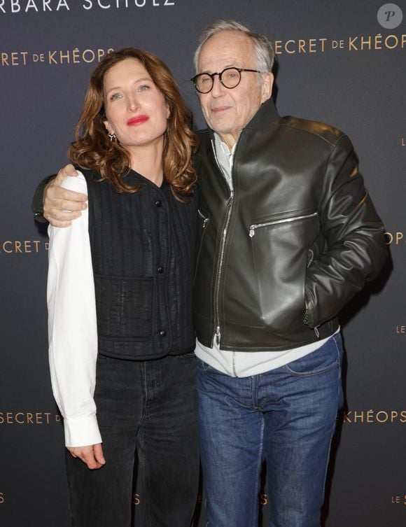 Julia Piaton et Fabrice Luchini - Avant-première du film "Le Secret de Khéops" au Cinéma Pathé Wepler à Paris le 27 février 2025. © Coadic Guirec/Bestimage