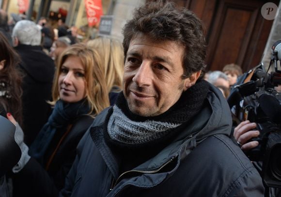 Patrick Bruel et Amanda Sthers - Marche républicaine pour "Charlie Hebdo" à Paris, suite aux attentats terroristes survenus à Paris. Paris, le 11 janvier 2015. VEEREN / BESTIMAGE