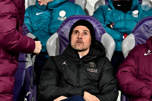 Luis Enrique (psg) lors du match de Ligue 1 McDonald's opposant le Toulouse Football Club - TFC - au Paris Saint-Germain - PSG - (0-1) au Stadium de Toulouse, France, le 15 février 2025. © Thierry Breton/PsnewZ/bestimage