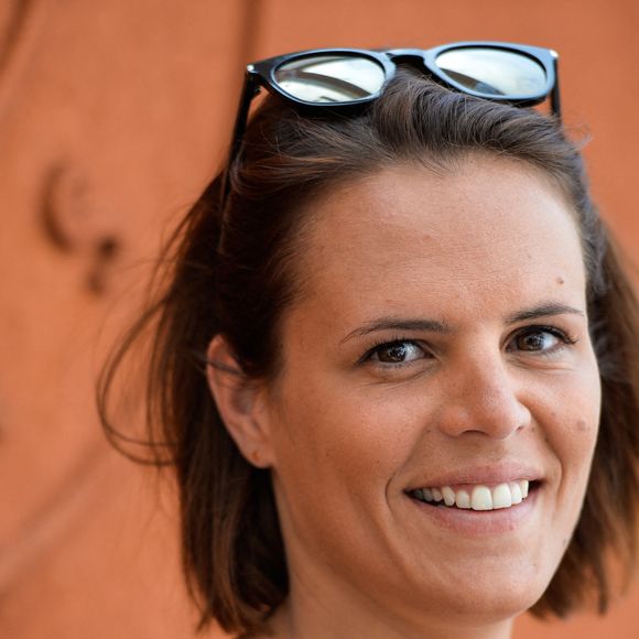 Laure Manaudou pose au village lors de la finale hommes de l'édition 2015 de Roland Garros, le 7 juin 2015 à Paris, France. Photo by Nicolas Gouhier/ABACAPRESS.COM