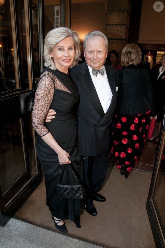 Claudia Huebner et Wolfgang Porsche - Festival de Pâques de Salzbourg le 12 avril 2014. Photo Press Service / BESTIMAGE