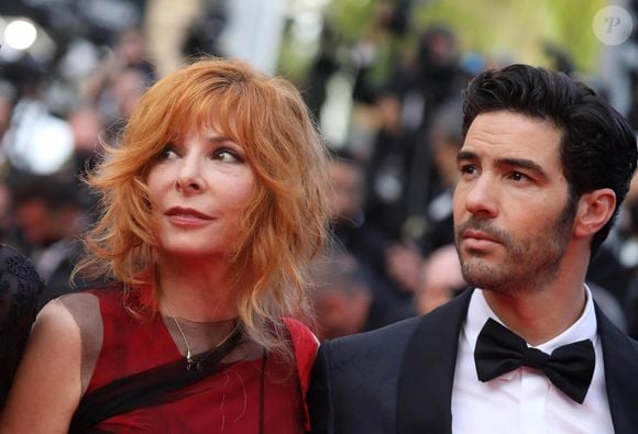 Mylène Farmer, Tahar Rahim - Montée des marches du film " Annette " lors de la cérémonie d'ouverture du 74ème Festival International du Film de Cannes. Le 6 juillet 2021. © Borde-Jacovides-Moreau / Bestimage