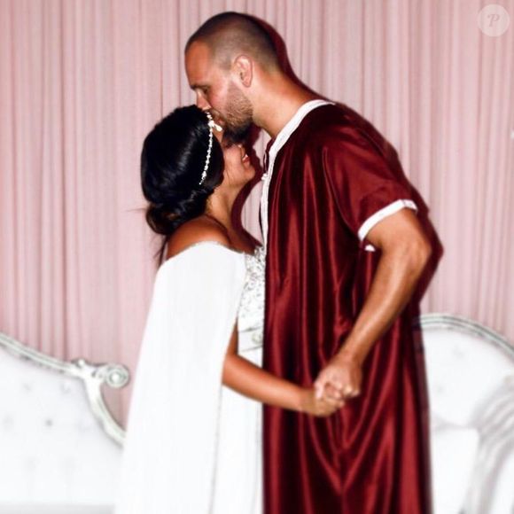 Inès Reg et Kevin Debonne lors de leur mariage en 2018.

Photo : Instagram