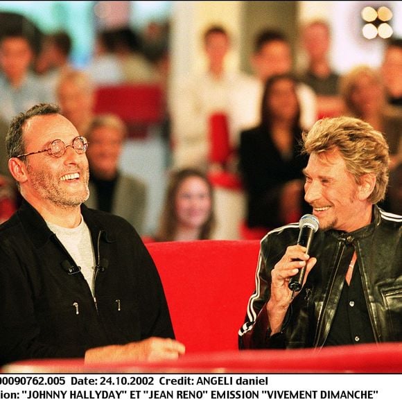 Johnny Hallyday et Jean Reno, "Vivement Dimanche".