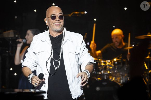 Exclusif - Pascal Obispo lors de l'enregistrement de l'émission "L'anniversaire secret" à Paris le 7 novembre 2023 © Cyril Moreau / Bestimage