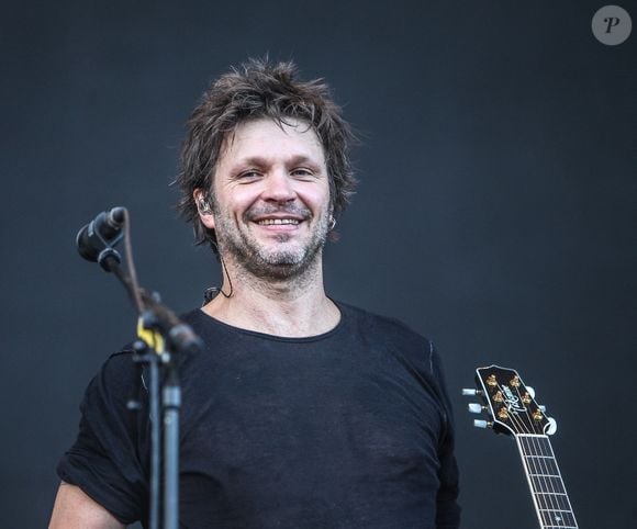 Bertrand Cantat se produit au festival de Dour en Belgique. Photo de AV Press/ABACAPRESS.COM