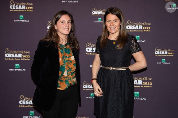 Violaine Barbaroux, Sarah Egry - Photocall du Prix "Daniel Toscan du Plantier Production 2022", en marge de la 47ème Cérémonie des César, à l'hôtel InterContinental Paris. Le 15 février 2022 © Baptiste Autissier / Panoramic / Bestimage
