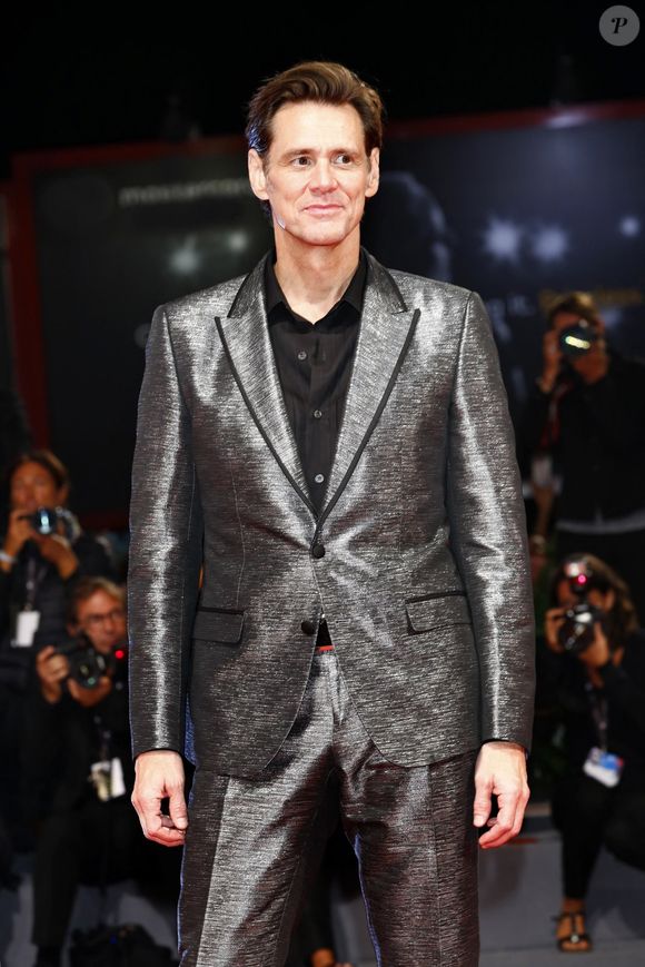 Jim Carrey à la première de "Jim & Andy: The Great Beyond - The Story of Jim Carrey & Andy Kaufman" lors du 74ème Festival International du Film de Venise, la Mostra. Le 5 septembre 2017 