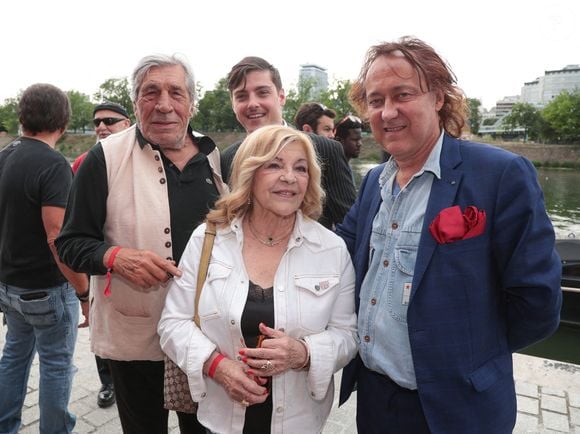 Jean-Pierre Castaldi, Baptiste Gonthier, Nicoletta, Jean-Christophe Moliner assistent au Trophee De La Petanque Gastronomique 2023 à Paris Yacht Marina le 29 juin 2022 à Paris, France. Photo by Nasser Berzane/ABACAPRESS.COM