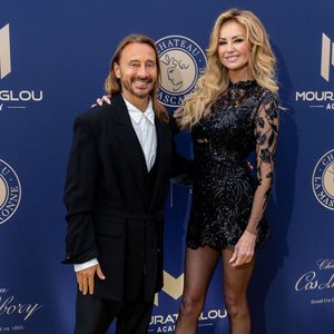 Bob Sinclar et Adriana Karembeu lors du 10ème anniversaire du Mouratoglou Annual Charity Gala. A la Mouratoglou Tennis Academy, Sofia Antipolis, France le 23 juin 2024. Photo by Cyril Chateau/BACAPRESS.COM