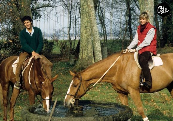 En France, à Bordeaux, rendez-vous avec Julien CLERC et sa femme Virginie Coupérie-Eiffel. Mars 1985© Michel Croizard via Bestimage # | 00465886