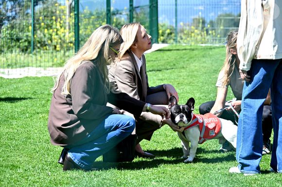La Princesse Charlène de Monaco et Camille Gottlieb  ont visité les nouveaux locaux de la SPA de Monaco. 

© Bruno Bebert/Bestimage