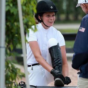 Exclusif - Athina Onassis de Miranda participe a la Competition Internationale Equestre de Palm Beach a Wellington en Floride, le 2 mars 2013