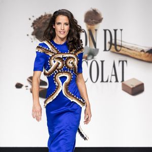 Pour Clémence Castel, la maternité reste "la plus belle aventure qui [lui ait] été donnée de vivre".

Christophe Bertrand et Nicolas Morin pour La Reine Astrid et le studio Invenio Flory Modèle porté par Clémence Castel lors du défilé d'ouverture du salon du chocolat 2022 à Paris porte de Versailles le 27 octobre 2022.

© Pierre Perusseau / Veeren / Bestimage