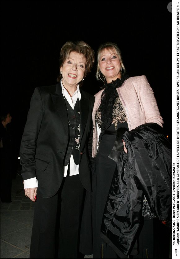 Marthe Mercandier et sa fille Véronique Nery à la générale de la pièce "Les Montagne russes" au théâtre Marigny à Paris. © AGENCE / BESTIMAGE