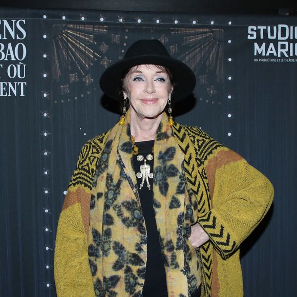 Exclusif - Anny Duperey - Générale de la pièce "Les gens de Bilbao naissent où ils veulent" au théâtre Marigny à Paris le 19 Novembre 2024. © Bertrand Rindoff / Bestimage