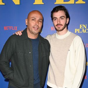 Eric Judor, Panayotis Pascot - Avant-première du film "En place" au cinéma Max Linder Panorama à Paris le 9 janvier 2023. © Coadic Guirec/Bestimage