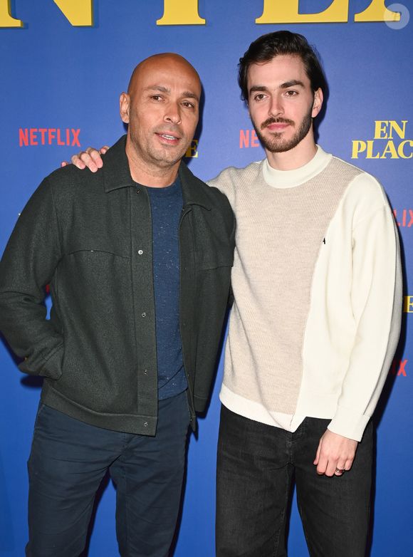 Eric Judor, Panayotis Pascot - Avant-première du film "En place" au cinéma Max Linder Panorama à Paris le 9 janvier 2023. © Coadic Guirec/Bestimage