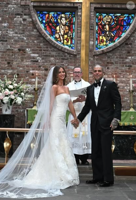 Sasha Nikolic lors de son mariage le 16 juillet 2025. Capture Instagram