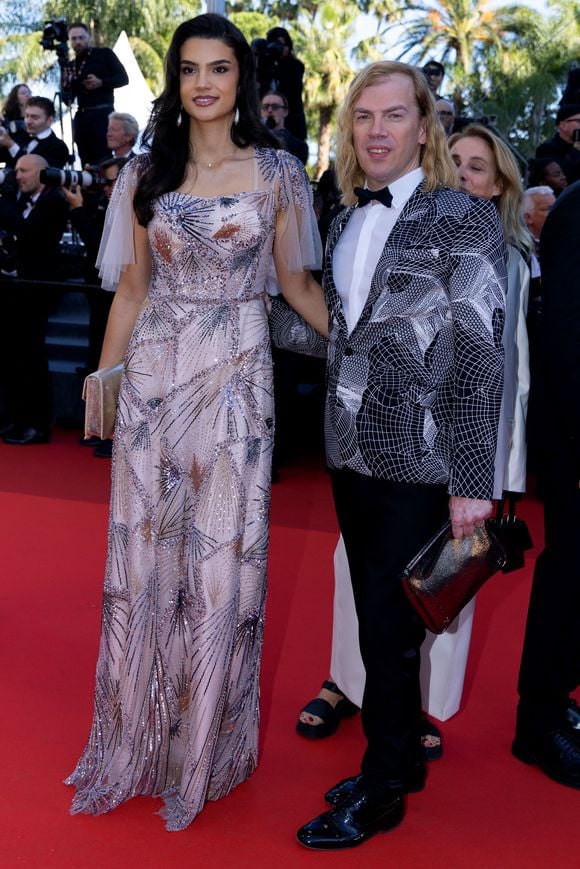 Mareva Michel, Christophe Guillarmé - Montée des marches du film " La bataille de Gaulle : L'âge de fer " lors du 79ème Festival International du Film de Cannes, le 20 mai 2026. © Olivier Borde / Bestimage