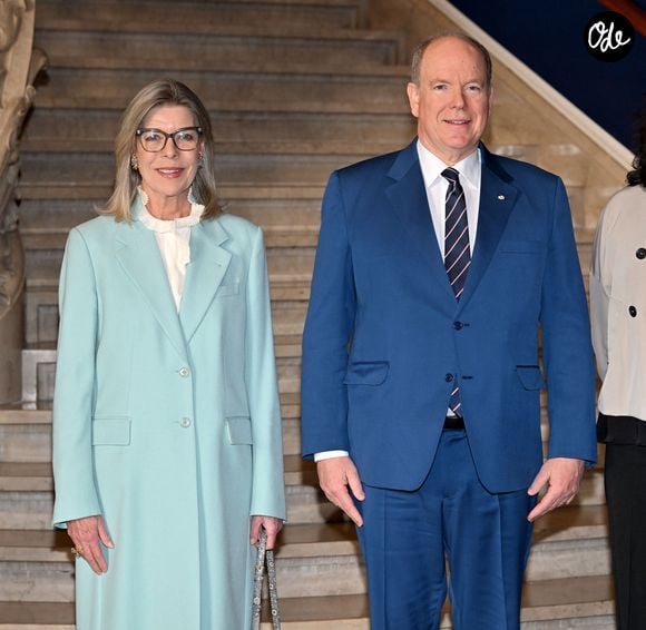 Le prince Albert II de Monaco et la princesse Caroline de Hanovre lors du colloque "Images d'une souveraineté de la Renaissance", au Musée Océanographique de Monaco, le 19 mars 2026.

© Bruno Bbert/Bestimage