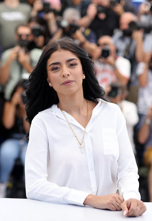 Kenza Fortas au photocall du film Bac Nord (Hors compétition) lors du 74ème festival international du film de Cannes le 13 juillet 2021 © Borde / Jacovides / Moreau / Bestimage