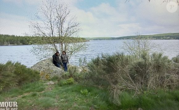 Anthony et Evelyne dans "L'amour est dans le pré"