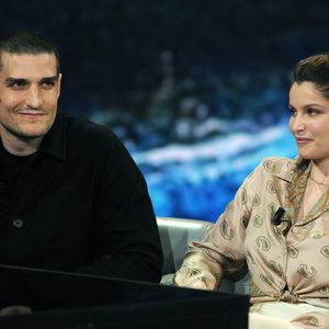 Louis Garrel et Laetitia Casta au Che Tempo Che Fa TV Show à Milan, en Italie, le 7 avril 2019. Photo by Splash News/ABACAPRESS.COM