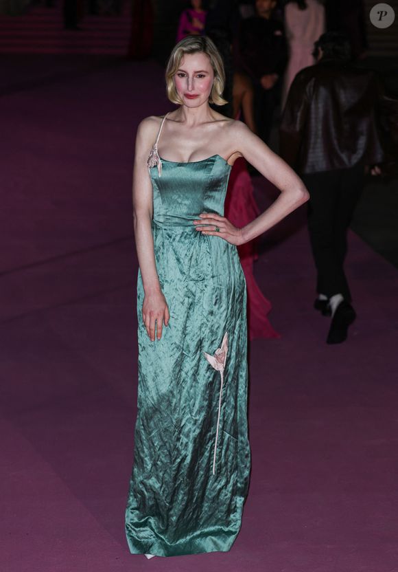 Laura Carmichael sur le tapis rose du photocall du bal du British Museum 2025 à Londres, Royaume Uni, le 18 octobre 2025. © GoffPhotos/Bestimage