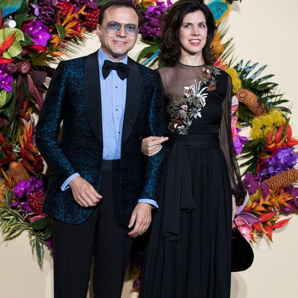 Bertrand Burgalat et sa femme Vanessa Seward - Gala d'ouverture de l'Opéra National de Paris pour la saison 2016/2017, le 24 septembre 2016. © Olivier Borde/Bestimage