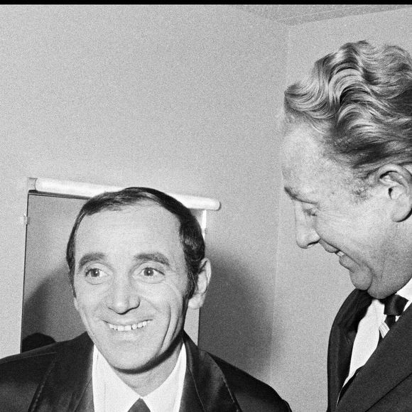Christian Lebon se remémore les soirées avec Aznavour...

archives : *"Charles Aznavour"* et Charles Trenet lors d'une émission de télévision *"Palmarès des chansons"* en 1966