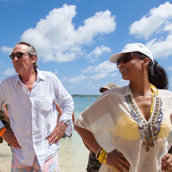 Philippe Lavil - Grand prix de pétanque des personnalités en Martinique le  11 mai 2013. ©Bestimage