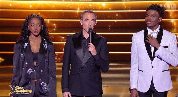Demi-finale de Franck et Ebony dans la "Star Academy 2024", le 18 janvier 2025, sur TF1