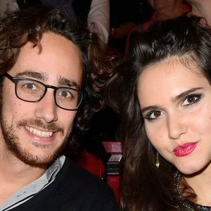 Thomas Hollande et Joyce Jonathan au concert de Celine Dion au POPB de Paris, le 29 novembre 2013. Crédit Bestimage