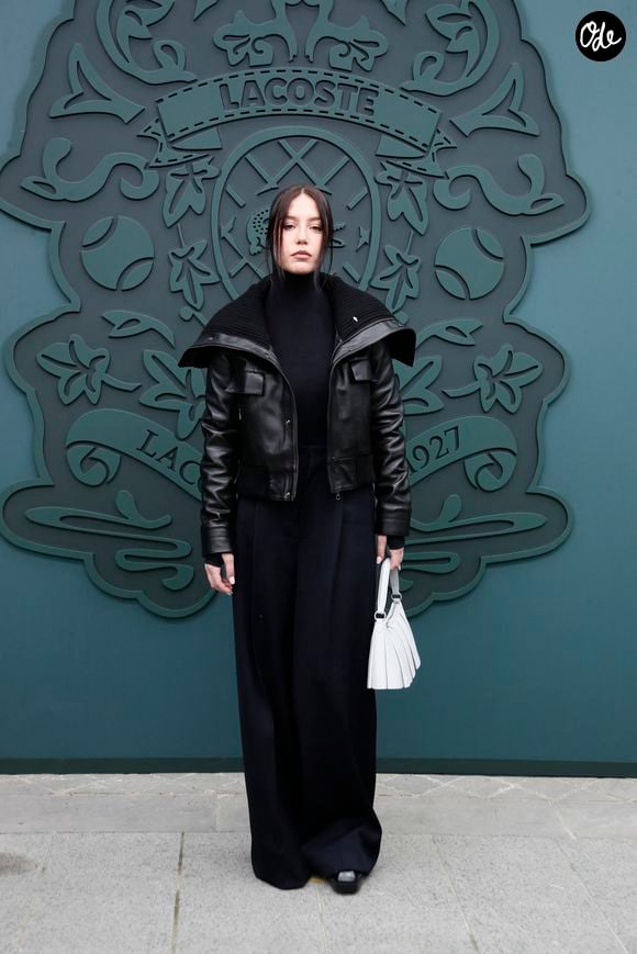 Adèle Exarchopoulos au photocall du défilé Lacoste "Collection Prêt-à-Porter Automne/Hiver 2025-2026" lors de la Fashion Week de Paris (PFW), le 9 mars 2025 © Christophe Clovis / Bestimage