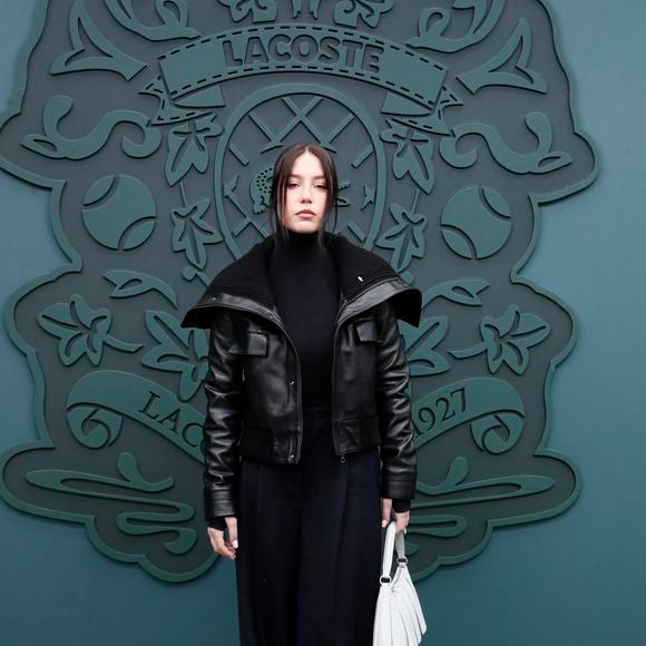 Adèle Exarchopoulos au photocall du défilé Lacoste "Collection Prêt-à-Porter Automne/Hiver 2025-2026" lors de la Fashion Week de Paris (PFW), le 9 mars 2025 © Christophe Clovis / Bestimage