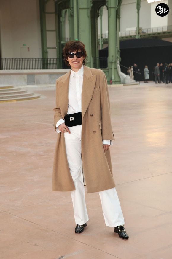 Ines de la Fressange au photocall du défilé Chanel Mode Féminine Prêt-À-Porter Automne/Hiver 2025-2026 lors de la Fashion Week de Paris (PFW) au Grand Palais, à Paris, le 11 mars 2025. 

© Bertrand Rindoff/Bestimage