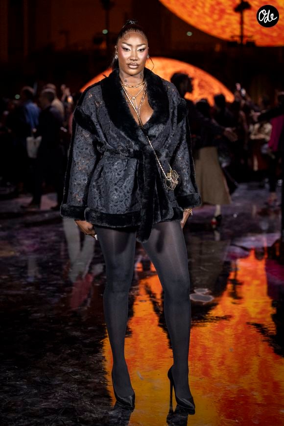 Aya Nakamura – Photo Call du Défilé de mode Chanel Collection Printemps-Été 2026 dans le cadre de la Fashion Week de Paris, France, le 6 octobre 2025. © Olivier Borde