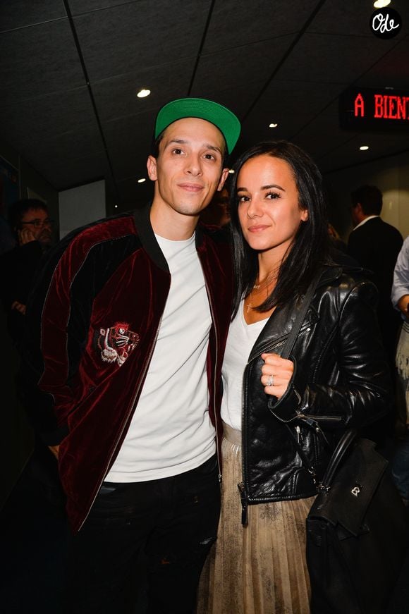 Alizée et son mari Grégoire Lyonnet lors de la répétition générale de la comédie musicale « Les 3 Mousquetaires » au Palais des Sports à Paris, le 7 octobre 2016. © Coadic Guirec - Cyril Moreau / Bestimage