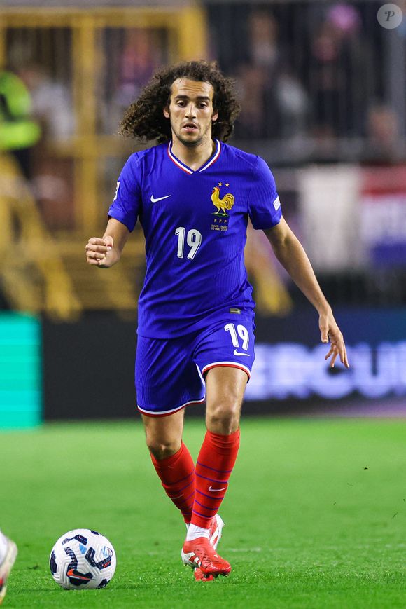 SPLIT, CROATIE - 20 MARS : Matteo Guendouzi (France) pendant le match aller des quarts de finale de l'UEFA Nations League entre la Croatie et la France au Stadion Poljud le 20 mars 2025 à Split, Croatie. Photo : Igor Kralj/PIXSELL