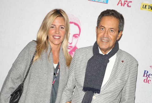 Georges Fenech avec sa compagne Marie - Générale du spectacle musical "Bernadette de Lourdes" au Dôme de Paris à Paris le 21 septembre 2023. © Coadic Guirec/Bestimage