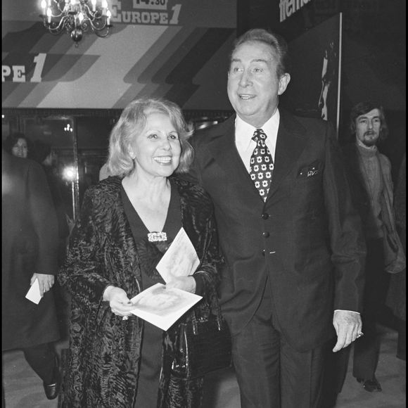 Archives - Charles Trenet au concert de Michel Sardou à Paris en 1974 Agence / Bestimage