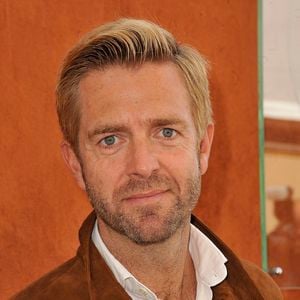 Alexandre Delperier - Jour 10 - People aux Internationaux de France de tennis de Roland Garros lors du match de Jo-Wilfrid Tsonga contre Roger Federer le 4 juin 2013.  Jacovides / Agence / Bestimage