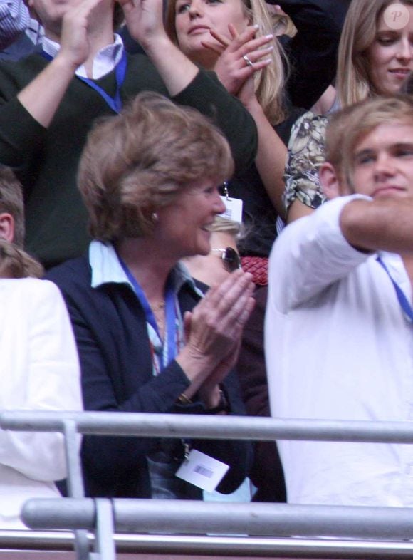 Photo d’archives : Lady Sarah McCorquodale lors du concert en hommage à Lady Diana organisé à Londres par les princes William et Harry — Goff / Bestimage.